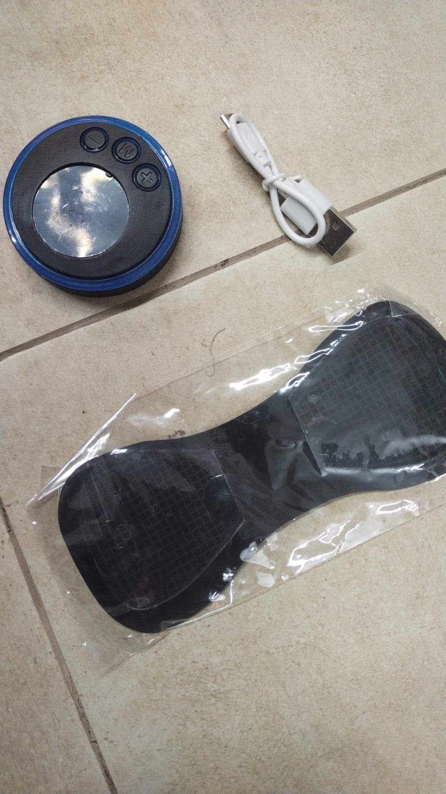 Ems Butterfly Portable Neck Massager | Best Quality Ems Butterfly Massager ? Rechargeable Massager ? Ms Foot Massager Pad Improve Blood Circulation - With Remote