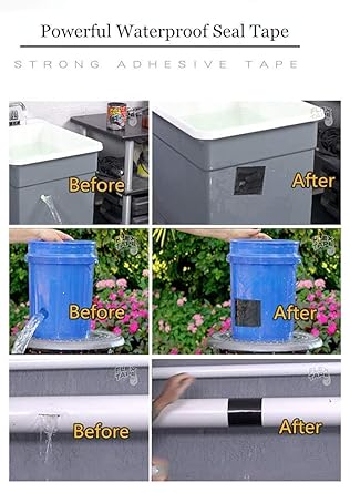 FLEX TAPE ULTRA-STRONG WATERPROOF ADHESIVE TAPE | Waterproof Seal Repair & Sealant | Stop The Leak - 20 cm