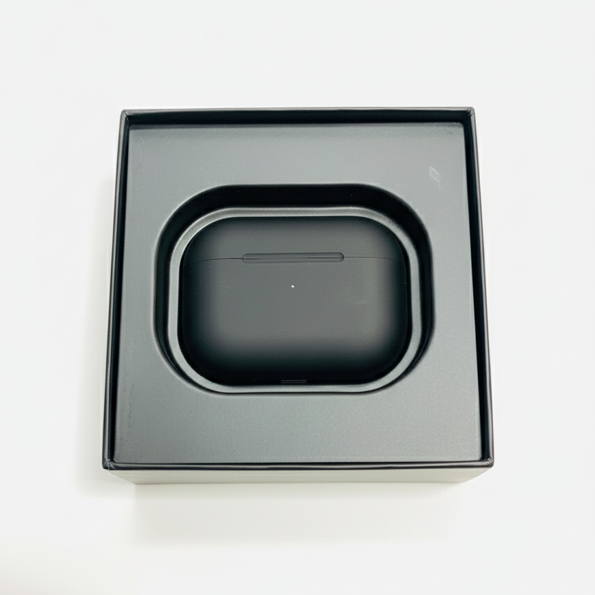 Apple Pro 2 BT Earbuds Wireless Earphones with Buzzar, Volume Control & Wireless Charging Case