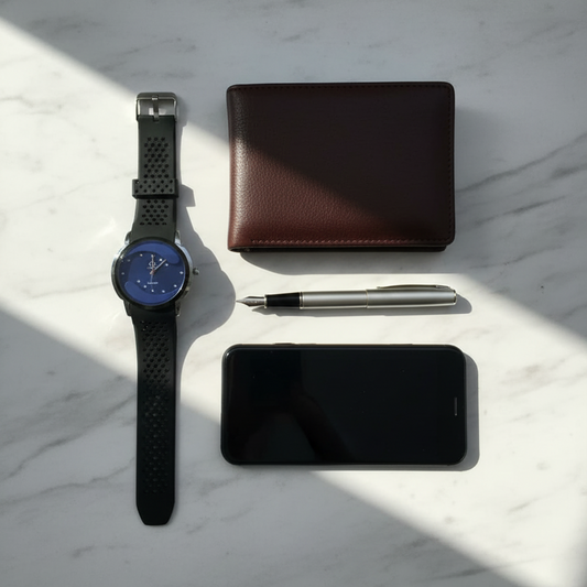 Stylish Quartz Analog Wrist Watch for Men & Women – Black