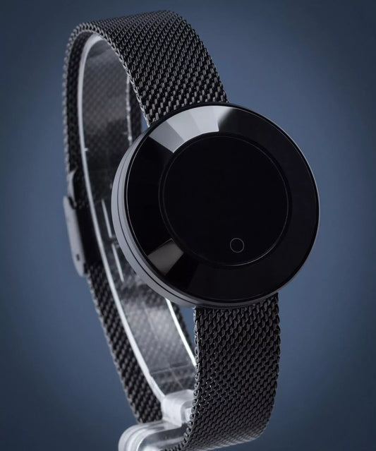 Ladies Smart Watch with Mesh Strap (Black)