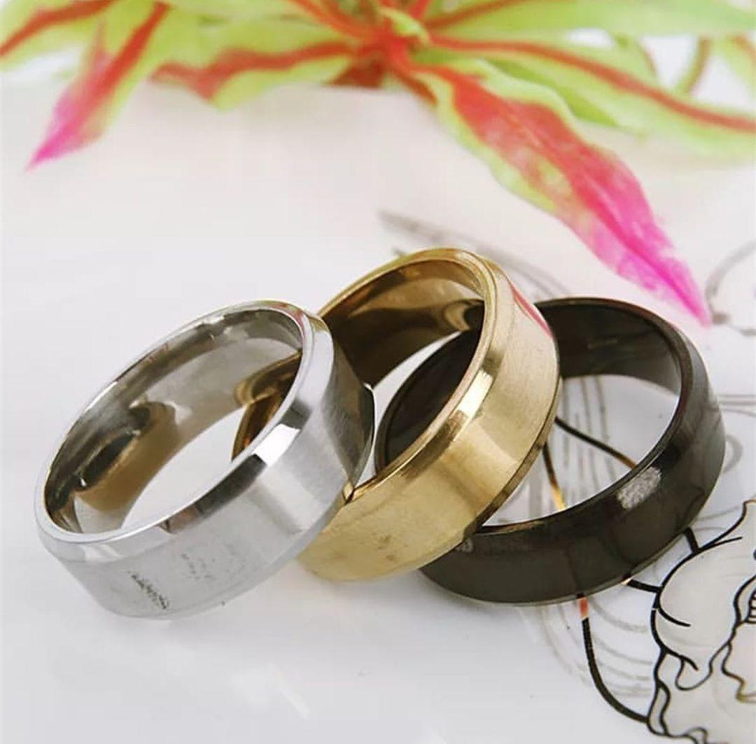 Stunning 3 Pcs Adjustable Gold Plated & Silver Plated Band Rings - Unisex Unique Design