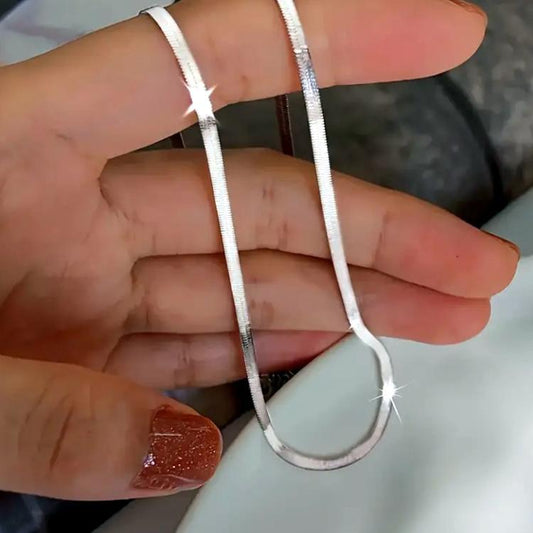 Trendy Resin Polish Necklace  Bold Resin Link Chain | Trendy Resin Polish Necklace | Bold Resin Link Chain