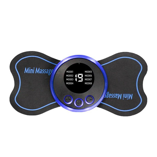 Ems Butterfly Portable Neck Massager | Best Quality Ems Butterfly Massager ? Rechargeable Massager ? Ms Foot Massager Pad Improve Blood Circulation - With Remote