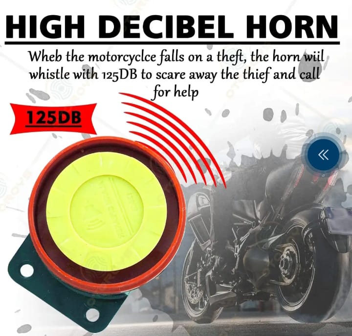 HJG Motorcycle Remote Security Lock Anti Theft Alarm System For Bike Motorcycle Self Start Function for 70cc and cg125 and all bikes