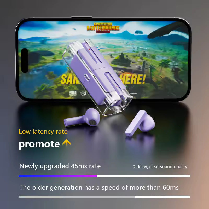 TWS BH15 music wireless Bluetooth ear buds | Transparent Wireless Bluetooth earphones, earbuds, headset for Men and women (Random color)