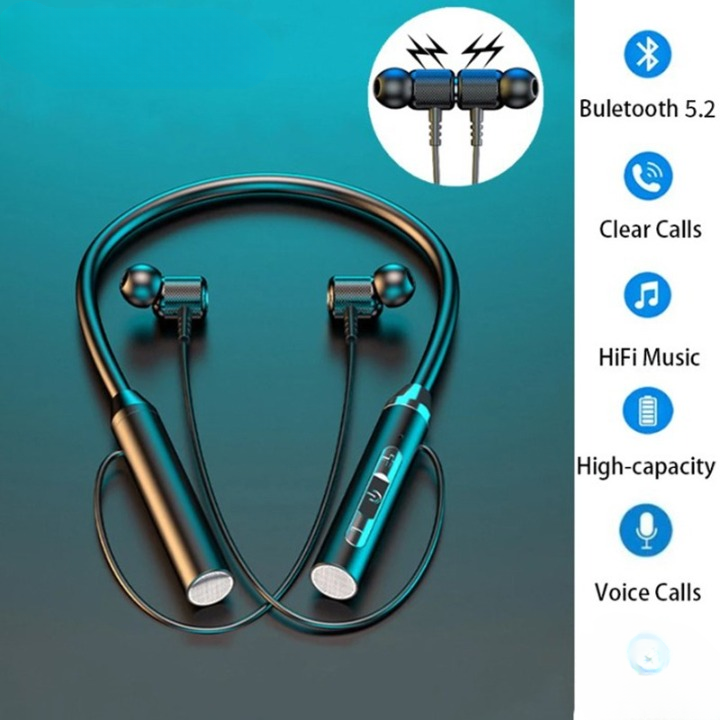 Universal Neckband  Wireless Bluetooth Earphones | Long Battery Backup | Random Color