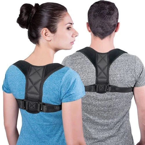 Adjustable Back Posture Corrector for Men & AMP Women  Comfortable & AMP Breathable Support Brace - MEDIUM