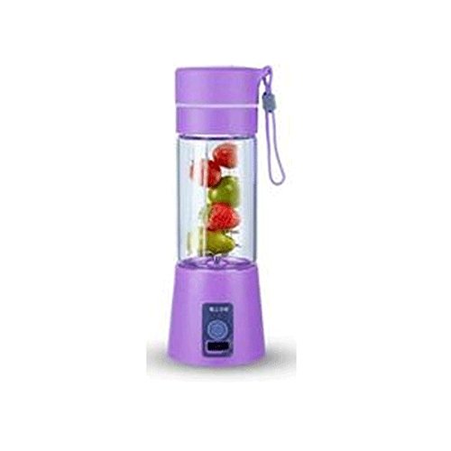 Rechargeable Portable Mini Juicer Blender  6 Blades, 380ml Outdoor Juicing Cup [Random Color] With Box