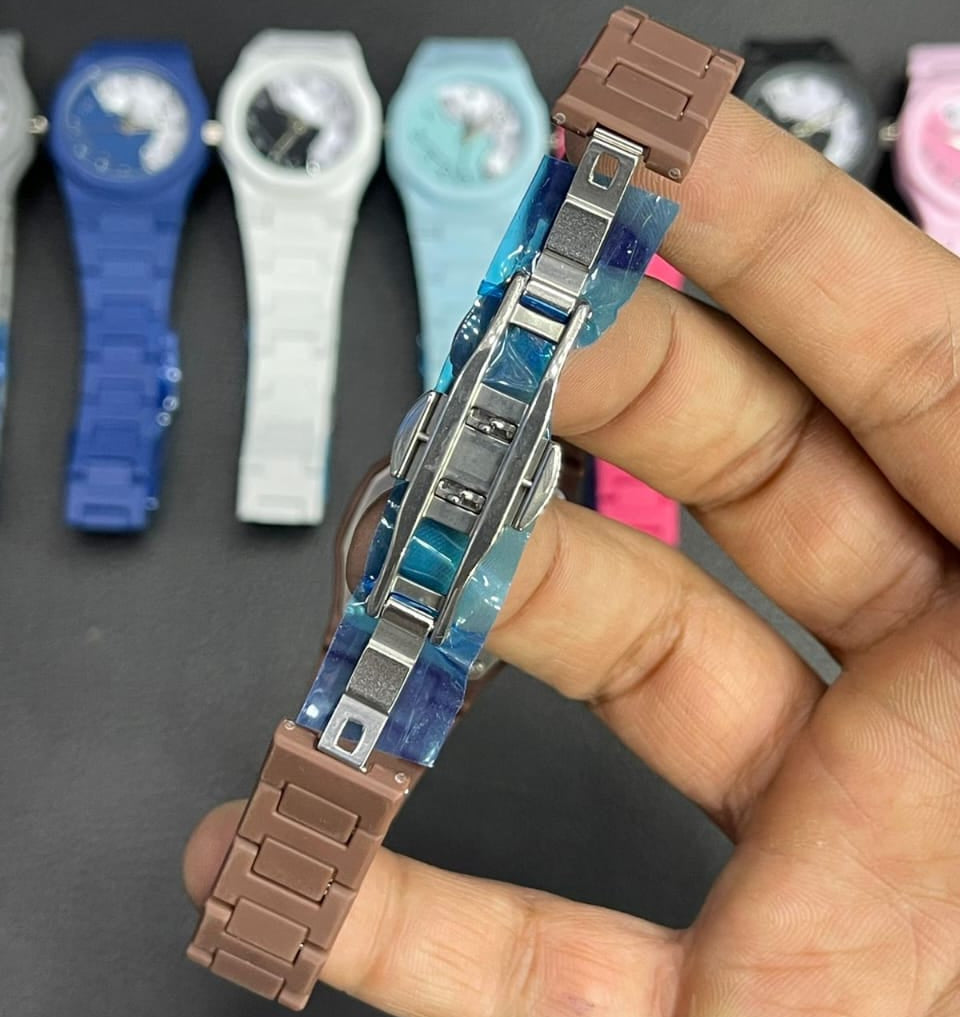 Mini Aura Watch Providing Elegant Design Comfortable Use Stylish Appearance And Everyday Wear - Dark Pink