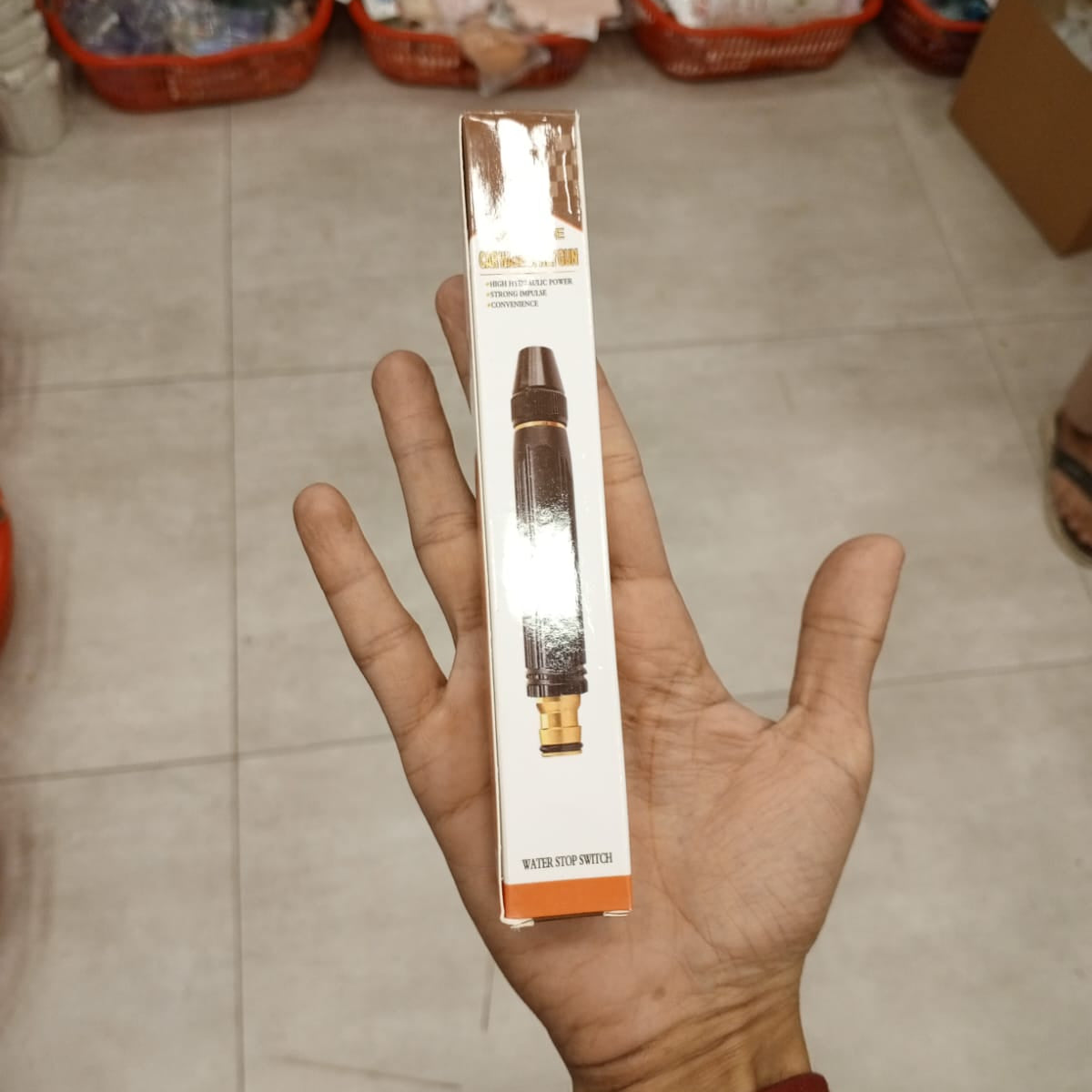 Car Wash Gun – High-Pressure Metal Water Gun Nozzle for Household & Vehicle Cleaning