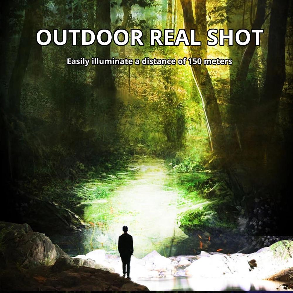 5 LED Headlamp Rechargeable Powerful Head Lamp with Built-in Battery Outdoor Camping Headlight Head Flashlight Head Light