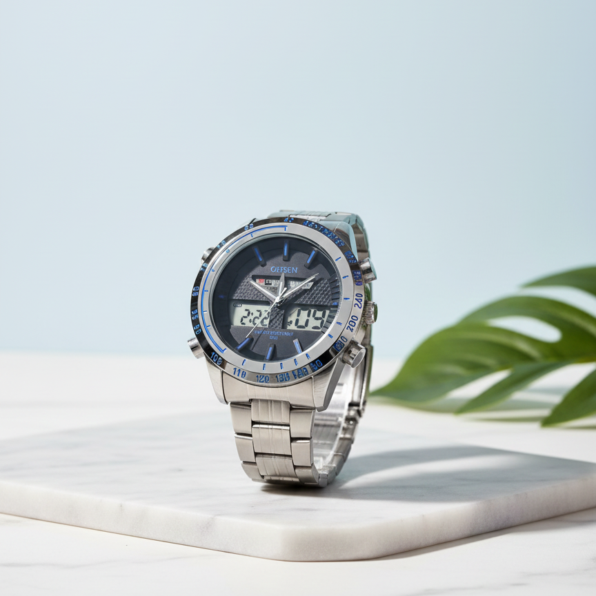 Ladies Waterproof Chain Watch | Golden