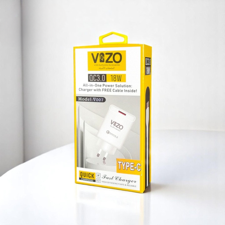 V007 ? Type-C Fast Charger | Vizo V007 Type-C Charger 18W