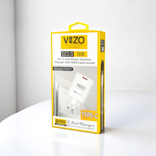 V007 ? Type-C Fast Charger | Vizo V007 Type-C Charger 18W