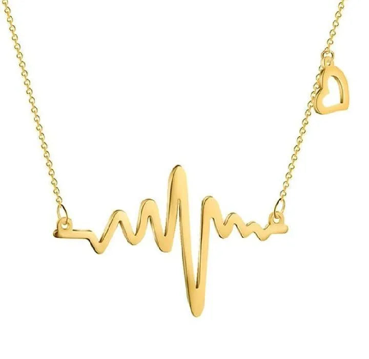 Pulse Pendant  Heartbeat Necklace  Vital Thread Necklace  Rhythm of Life Necklace  Eternal Beat Necklace  Life Pulse Pendant