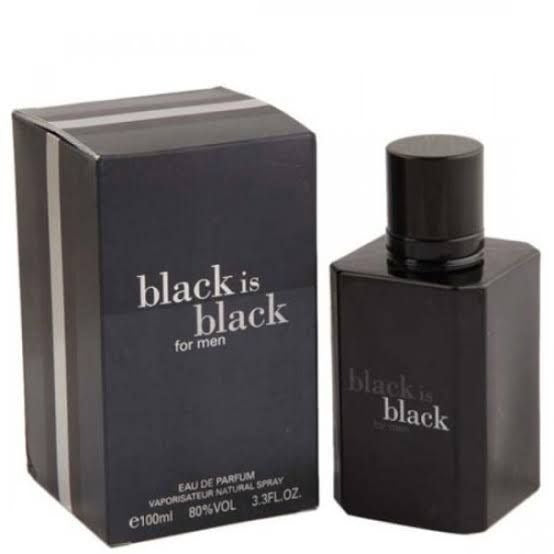 Black Is Black Perfume For Men | Best Quality Perfume For Men | Eau De Parfum - 100ml - 80% Vol - 3.3floz