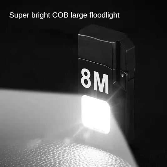 DH-001 COB Led Flashlight With Lighters Dual Arc Pulse Flameless Lighter Type C Rechargeable Lighter Work Light Mini Light Men's Gift | Dual Arc Pulse Flameless Lighter