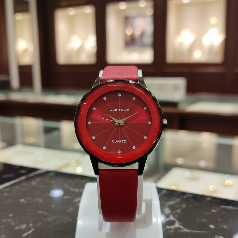 Elegant Ladies Watch – Stylish Wristwatch with Durable Strap, Fashion Accessory for Daily Wear & Occasions- Without Box