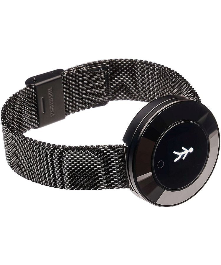 Ladies Smart Watch with Mesh Strap (Black)