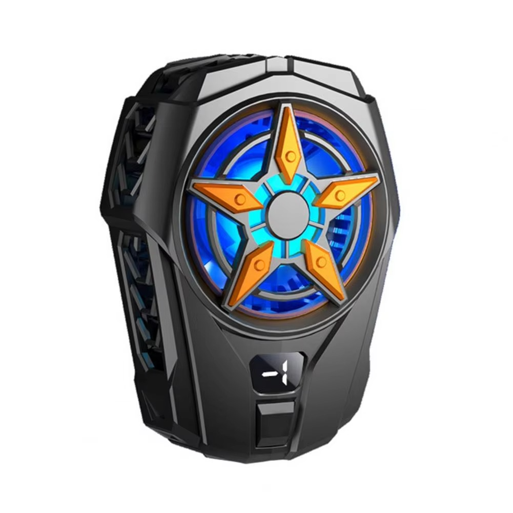 SL09 Practical Phone Cooler Fan, Easy To Carry, Smart Digital Display, Rear Phone Radiator, Fast Cooling ( Random Color )