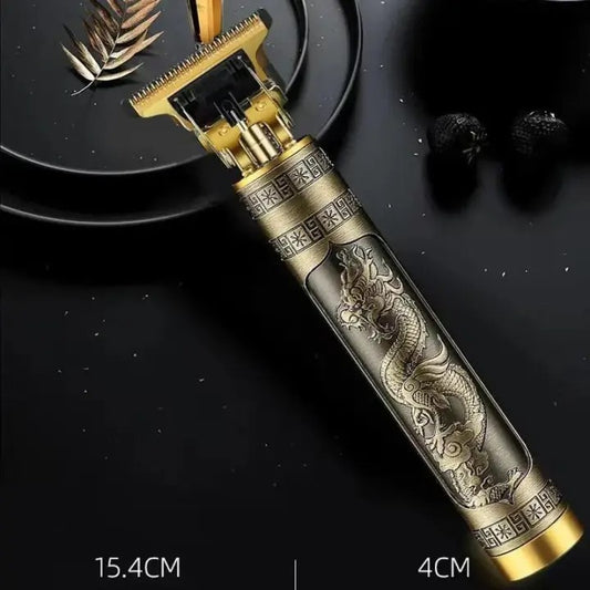 Metal Body Vintage T9 Trimmer & Hair Clipper for Men | USB Rechargeable Professional Hair Cutting Machine | Precision Beard & Hair Grooming Tool