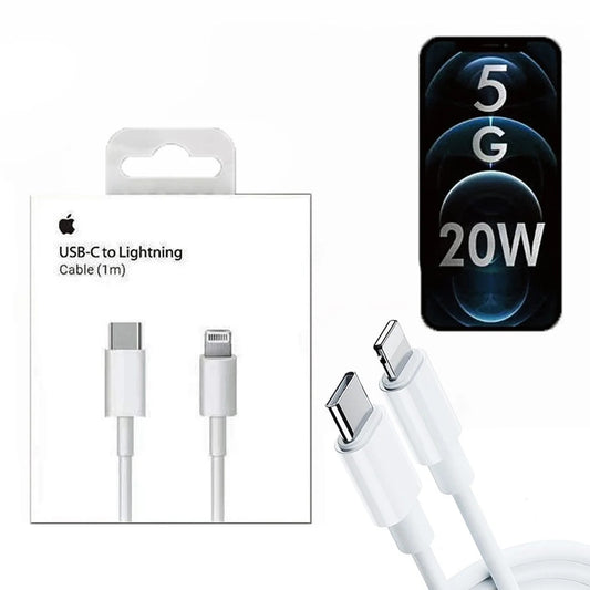 Type-C to iPhone Charging Cable  99% Original Quality with Apple Logo
